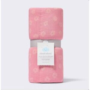 Cloud Island Jersey Quilted Blanket Set - Pink - NEW